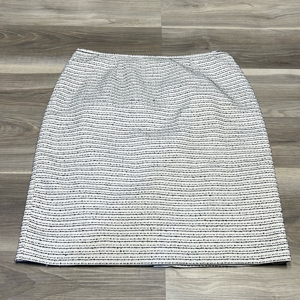 Calvin Klein white and silver skirt size 14